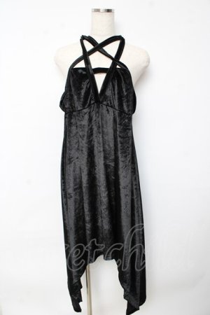 画像: KILL STAR / MAGI VELVET RACERBACK DRESS XL 黒 Y-25-10-13-126-SL-OP-SZ-ZY