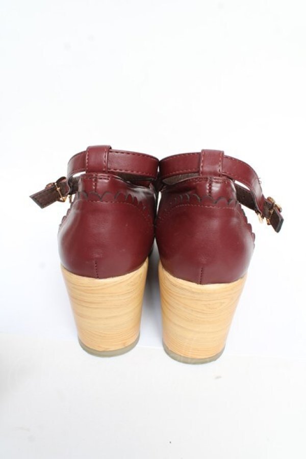 画像3: axes femme kawaii / トリプルリボンシューズ L ワイン Y-25-10-13-011-AX-SH-SZ-ZY (3)
