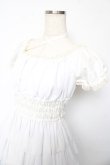 画像3: Pina sweetcollection / シフォンフリルワンピース  ホワイト Y-25-10-13-133-LO-OP-SZ-ZY (3)