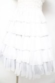 画像4: Pina sweetcollection / シフォンフリルワンピース  ホワイト Y-25-10-13-133-LO-OP-SZ-ZY (4)