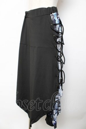 画像: NieR Clothing / フラップ付きSARROUEL PANTS F 黒 Y-25-10-13-153-PU-PA-SZ-ZY