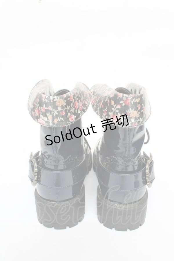 画像3: axes femme / レースアップレインブーツ L 紺 Y-25-10-13-013-AX-SK-SZ-ZT-K017 (3)