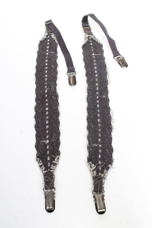 画像2: OZZ ANGELO / ショルダークリップ  シルバー×チャコール Y-25-10-13-002-OO-AC-SZ-ZT486-F004 (2)