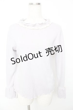 画像: axes femme / 袖リボントップス M ラベンダー Y-25-10-13-023-AX-TO-SZ-ZI