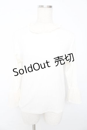 画像: axes femme / リブカットソー  白 Y-25-10-13-025-AX-TO-SZ-ZI