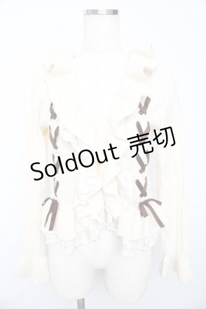 画像: axes femme / レースアップボレロ M 生成り Y-25-10-13-036-AX-TO-SZ-ZY