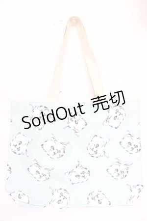 画像: 【SALE】Candy Stripper / トートバッグ  ねこ柄 Y-25-10-13-005-PU-BG-SZ-ZT501