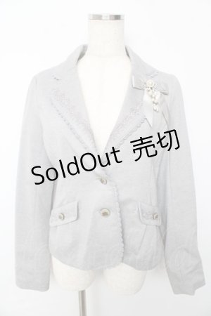 画像: axes femme / カットテーラージャケット M グレー Y-25-10-13-042-AX-JA-SZ-ZY