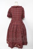 画像2: PINK HOUSE / オジリナルタータンワンピース F 赤 Y-25-10-15-027-LO-OP-SZ-ZY (2)