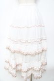 画像2: PINK HOUSE / ドイリーレース使いスカート F 白 Y-25-10-15-032-LO-SK-SZ-ZY (2)