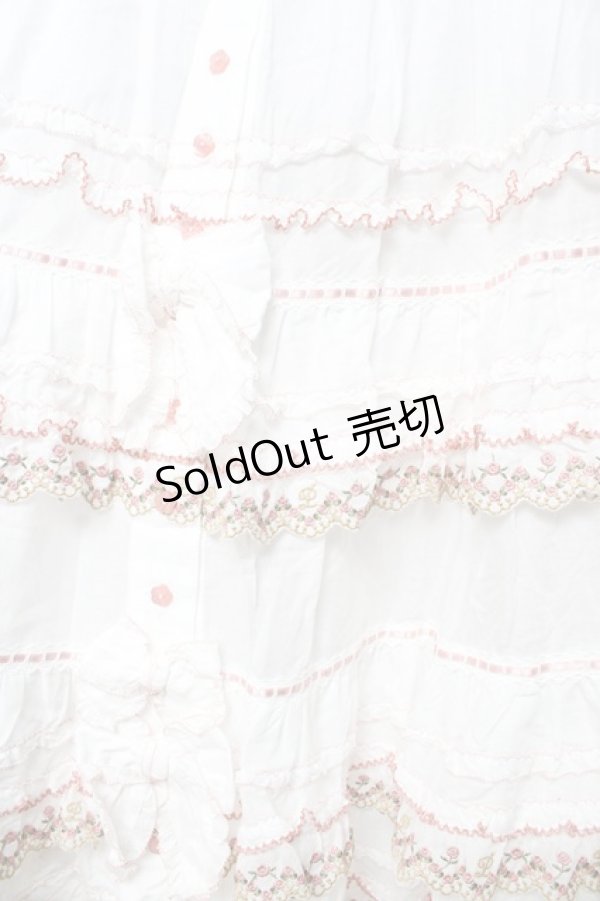 画像3: PINK HOUSE / ドイリーレース使いスカート F 白 Y-25-10-15-032-LO-SK-SZ-ZY (3)