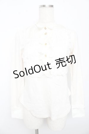 画像: Angelic Pretty / 素敵なタキシードカットソー  アイボリー Y-25-10-15-037-AP-TO-SZ-ZY