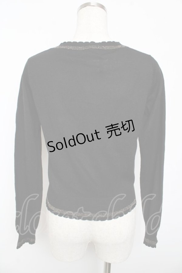 画像2: Angelic Pretty / Cirque du L'Etoileニットカーディガン  黒 Y-25-10-15-041-AP-TO-SZ-ZY (2)