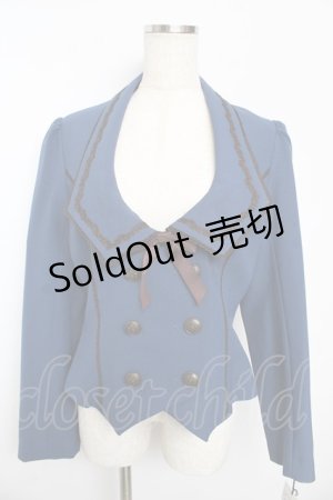 画像: Innocent World / フルールジャケット（2023） L ネイビー Y-25-10-15-046-IW-JA-AS-ZY