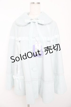 画像: Angelic Pretty / Velvet Ribbonケープ  サックス Y-25-10-15-047-AP-TO-SZ-ZS