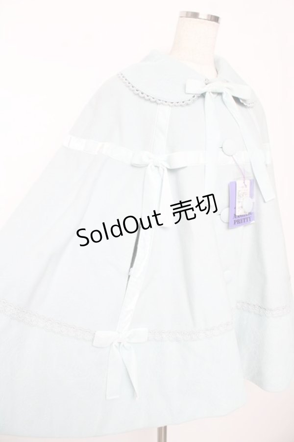 画像3: Angelic Pretty / Velvet Ribbonケープ  サックス Y-25-10-15-047-AP-TO-SZ-ZS (3)