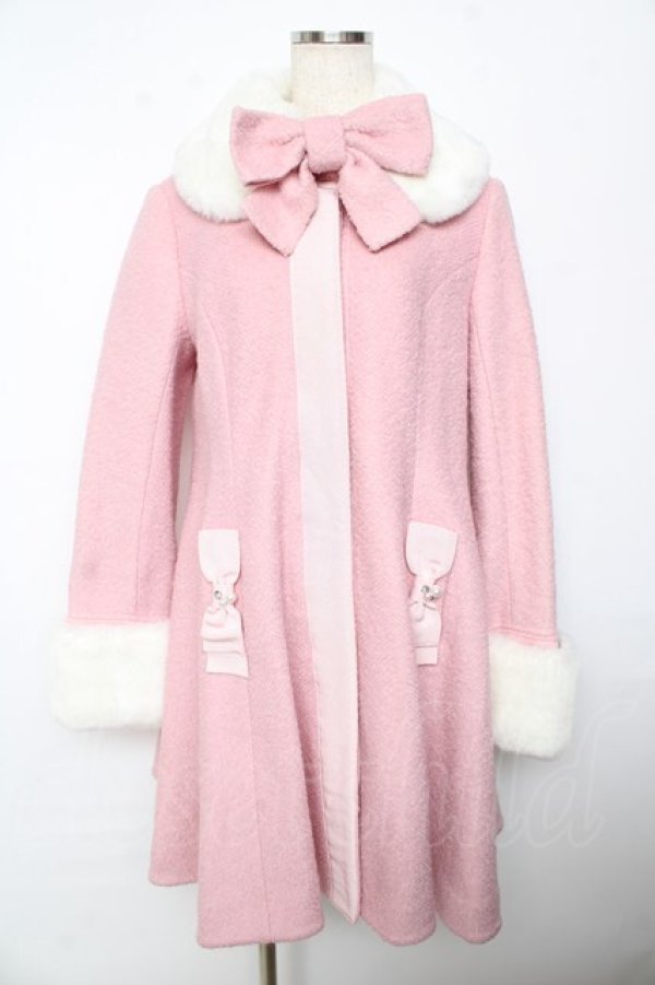 画像1: Angelic Pretty / ローラビジューコート  ピンク Y-25-10-15-051-AP-CO-AS-ZY (1)