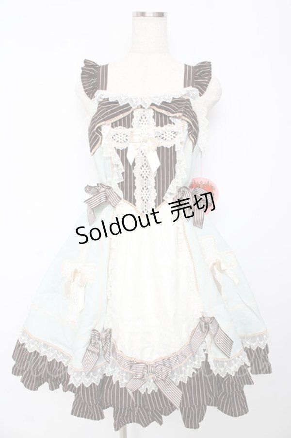 画像1: BABY,THE STARS SHINE BRIGHT / Margarethaジャンパースカート  ミント Y-25-10-15-053-BA-OP-SZ-ZY (1)