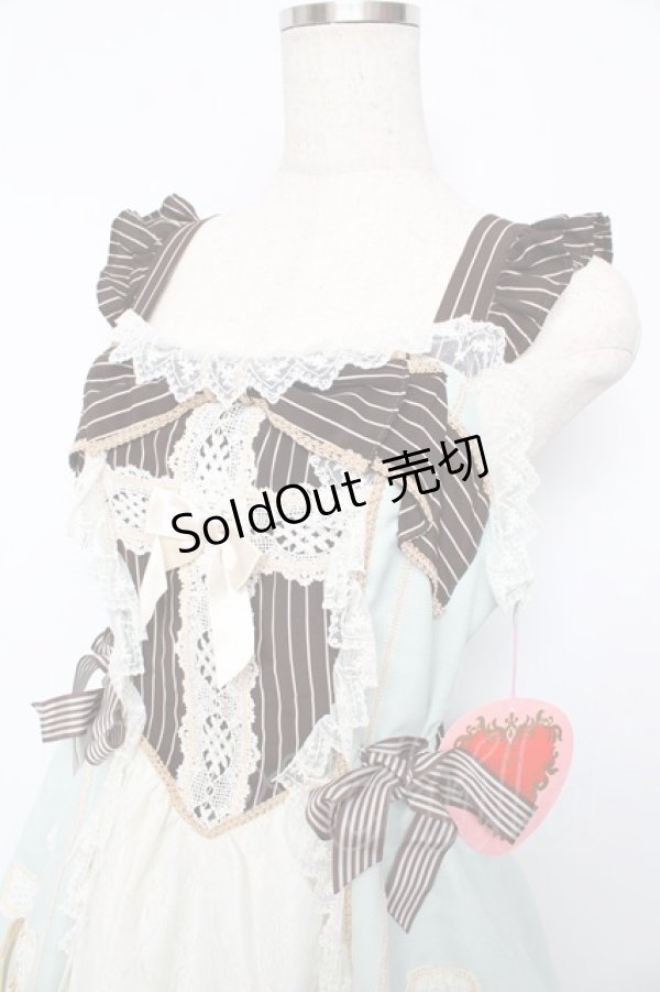 画像3: BABY,THE STARS SHINE BRIGHT / Margarethaジャンパースカート  ミント Y-25-10-15-053-BA-OP-SZ-ZY (3)