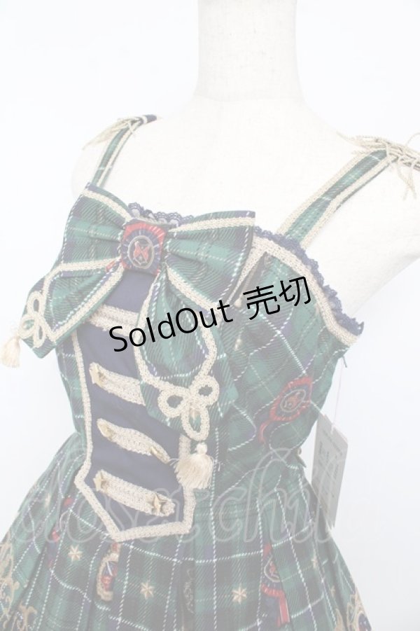 画像3: Angelic Pretty / Cirque du L'Etoileナポレオンジャンパースカート  グリーン Y-25-10-15-055-AP-OP-SZ-ZY (3)