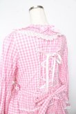 画像6: BABY,THE STARS SHINE BRIGHT / Sweet Gingham Dollロングワンピース  ピンク Y-25-10-15-058-BA-OP-SZ-ZY (6)