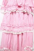画像7: BABY,THE STARS SHINE BRIGHT / Sweet Gingham Dollロングワンピース  ピンク Y-25-10-15-058-BA-OP-SZ-ZY (7)