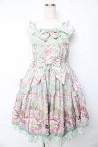 画像1: Angelic Pretty / Rose Museumジャンパースカート  ミント Y-25-10-15-066-AP-OP-SZ-ZY (1)