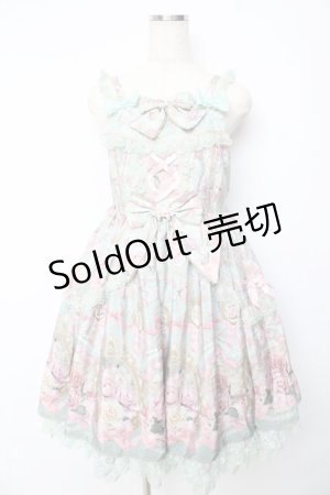画像: Angelic Pretty / Rose Museumジャンパースカート  ミント Y-25-10-15-066-AP-OP-SZ-ZY