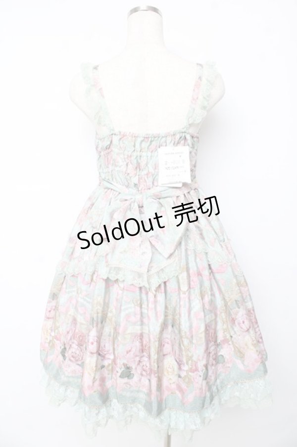 画像2: Angelic Pretty / Rose Museumジャンパースカート  ミント Y-25-10-15-066-AP-OP-SZ-ZY (2)