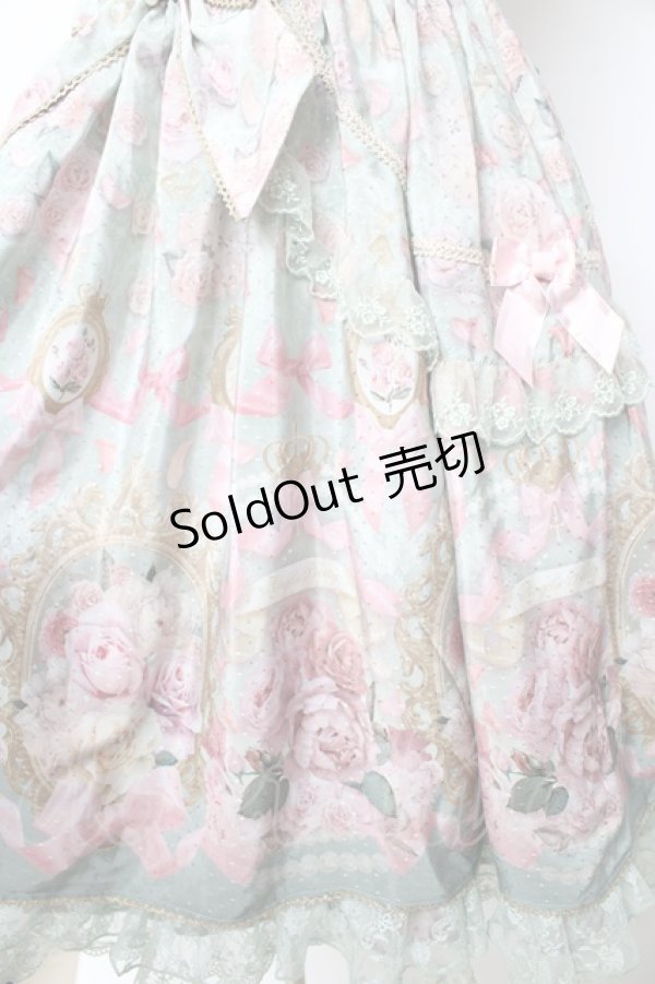 画像4: Angelic Pretty / Rose Museumジャンパースカート  ミント Y-25-10-15-066-AP-OP-SZ-ZY (4)