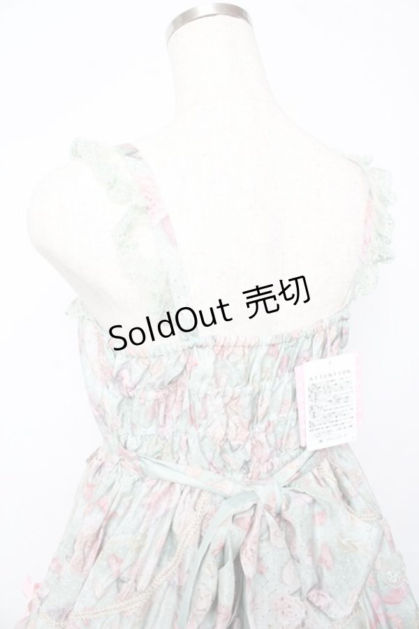 画像5: Angelic Pretty / Rose Museumジャンパースカート  ミント Y-25-10-15-066-AP-OP-SZ-ZY (5)