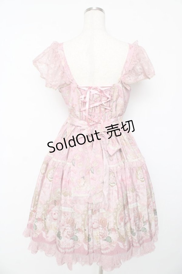 画像2: Angelic Pretty / Rose Museumティアードジャンパースカート  ピンク Y-25-10-15-071-AP-OP-SZ-ZY (2)