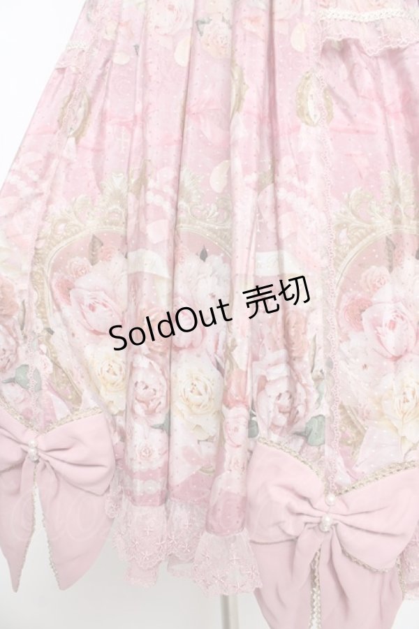 画像4: Angelic Pretty / Rose Museumティアードジャンパースカート  ピンク Y-25-10-15-071-AP-OP-SZ-ZY (4)