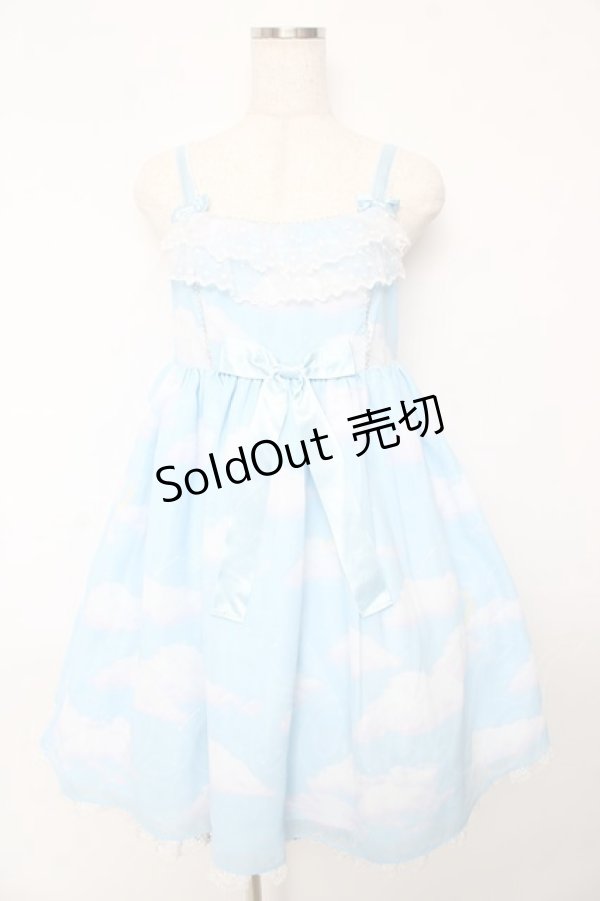 画像1: Angelic Pretty / Misty Skyジャンパースカート  サックス Y-25-10-15-072-AP-OP-AS-ZY (1)