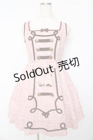 画像: Angelic Pretty / Melty Whip Chocolateジャンパースカート  ピンク Y-25-10-15-074-AP-OP-AS-ZY