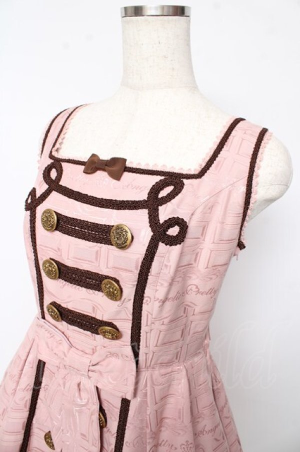 Angelic Pretty / Melty Whip Chocolateジャンパースカート ピンク Y