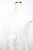 画像3: PINK HOUSE / ドットチュールレースベスト F 白 Y-25-10-15-001-LO-BL-SZ-ZY (3)