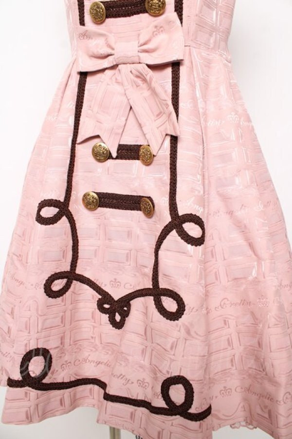 Angelic Pretty / Melty Whip Chocolateジャンパースカート ピンク Y