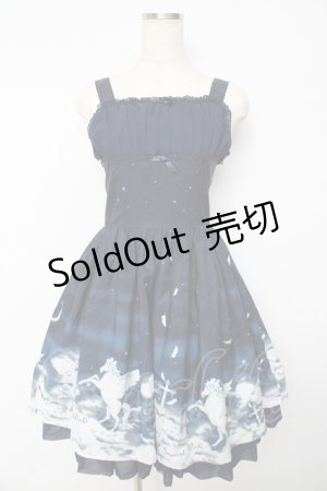 画像: Innocent World / 奇跡の夜空バッスルジャンパースカート（2015年） M ネイビー Y-25-10-15-083-IW-OP-SZ-ZI