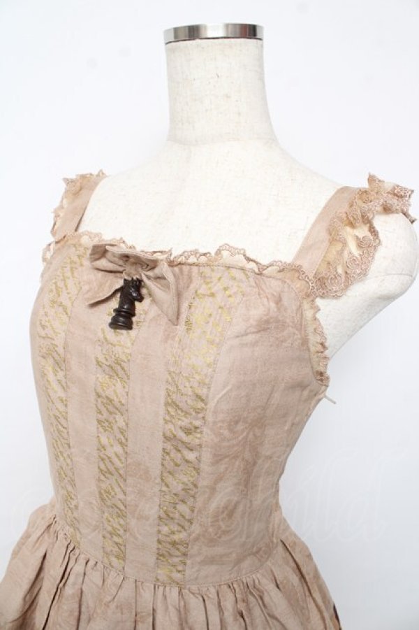 Innocent World / チョコチェス肩レースジャンパースカート M(93cm丈