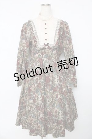 画像: Innocent World / マリアンヌ・ゴブランワンピース L ベージュ Y-25-10-15-086-IW-OP-AS-ZY