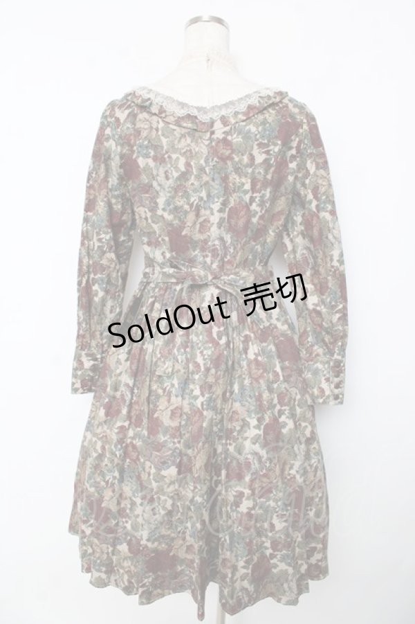 画像2: Innocent World / マリアンヌ・ゴブランワンピース L ベージュ Y-25-10-15-086-IW-OP-AS-ZY (2)