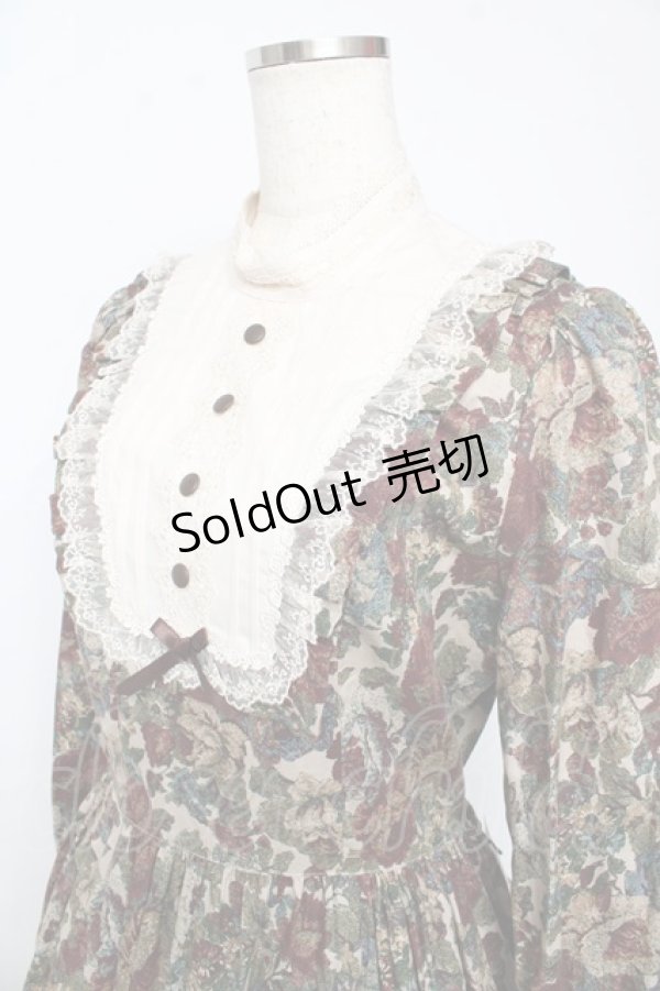 画像3: Innocent World / マリアンヌ・ゴブランワンピース L ベージュ Y-25-10-15-086-IW-OP-AS-ZY (3)