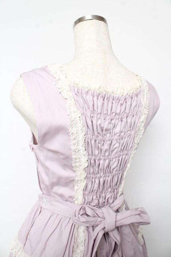 画像5: Innocent World / クラシカルティアードジャンパースカート M ラベンダー Y-25-10-15-088-IW-OP-SZ-ZY (5)