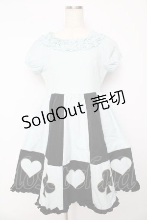 画像: Melody BasKet / コンビネーション トランプ ワンピース  サックス Y-25-10-15-090-LO-OP-SZ-ZY