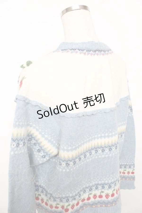 画像4: PINK HOUSE / PETER RABBIT CARDIGAN F サックス Y-25-10-15-013-LO-TO-SZ-ZY (4)