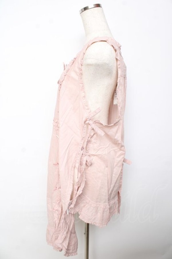 画像4: PINK HOUSE / ひな菊ロンド刺繍タブリエ F ピンク Y-25-10-15-019-LO-OP-SZ-ZY (4)