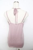 画像2: axes femme / ホルター付きキャミソール M 淡ピンク Y-25-10-16-044-AX-TO-SZ-ZT203 (2)