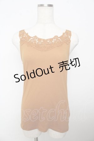 画像: axes femme / レースインナータンク M カラシ Y-25-10-16-053-AX-TO-SZ-ZY