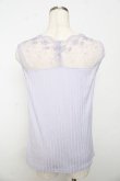 画像2: axes femme / 繊細レースタンク M ラベンダー Y-25-10-16-057-AX-TO-SZ-ZT201 (2)